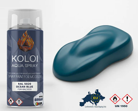 Ral 5020 Ocean Blue – Koloi Aqua Spray 400ml