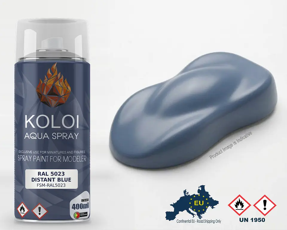 Ral 5023 Distant Blue – Koloi Aqua Spray 400ml 1