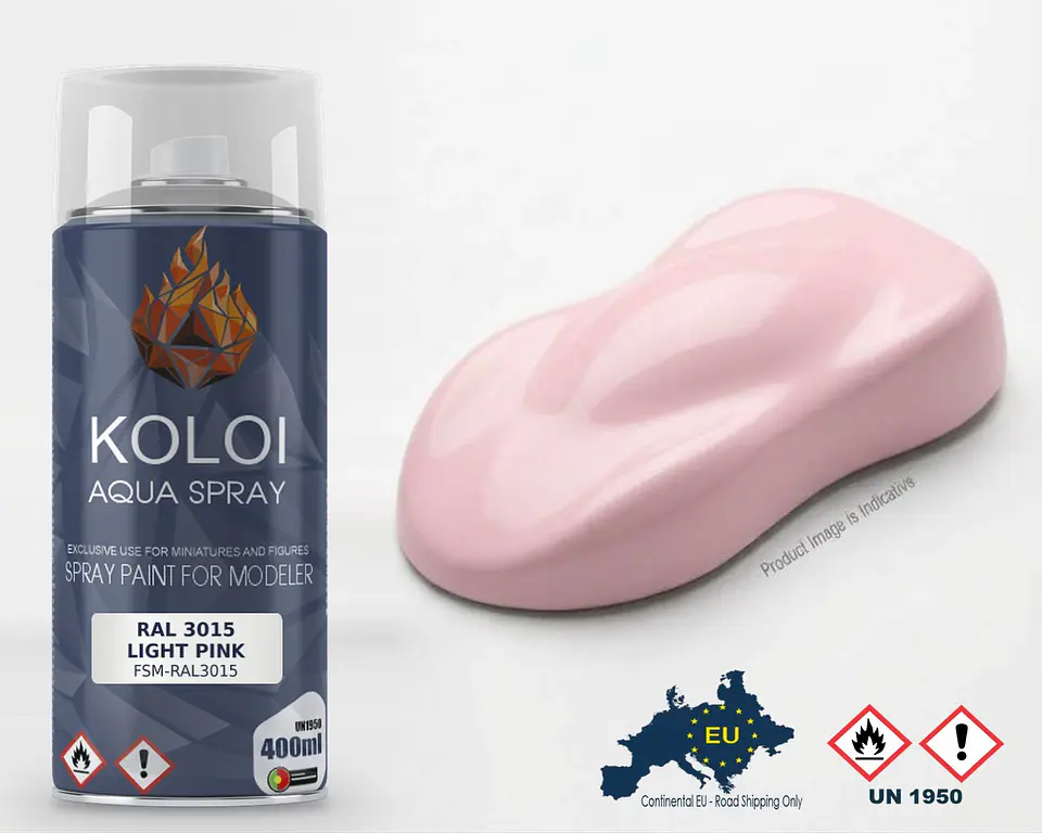 Ral 3015 Light Pink – Koloi Aqua Spray 400ml 1