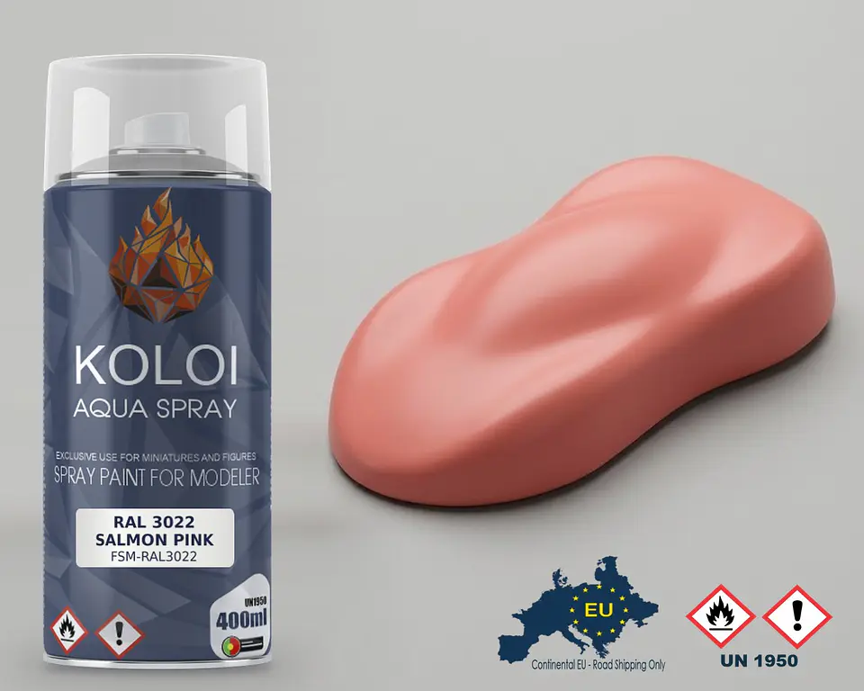 Ral 3022 Salmon Pink – Koloi Aqua Spray 400ml 1