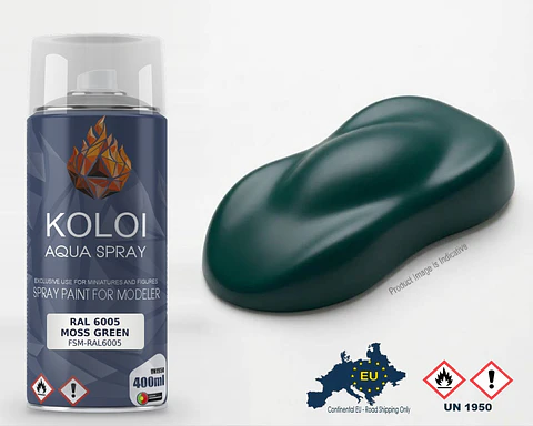 RAL 6005 Moss Green – Koloi Aqua Spray 400ml
