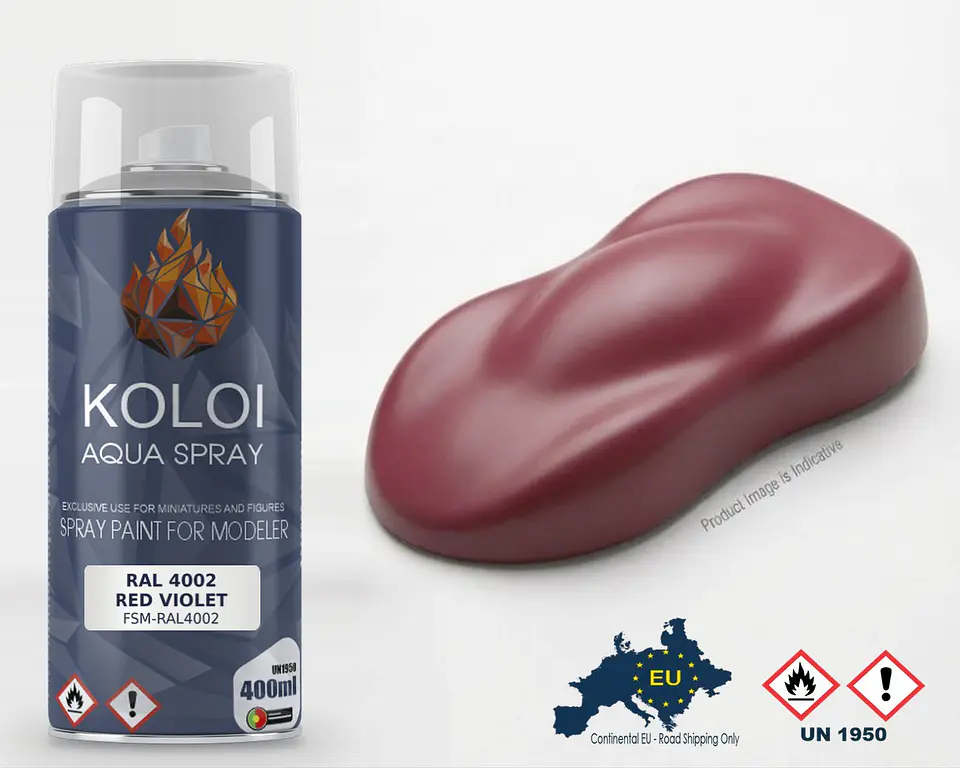 Ral 4002 Red Violet – Koloi Aqua Spray 400ml 1