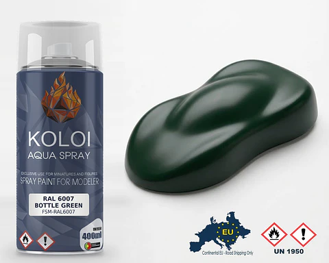 RAL 6007 Bottle Green – Koloi Aqua Spray 400ml