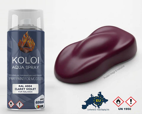 Ral 4004 Claret Violet – Koloi Aqua Spray 400ml