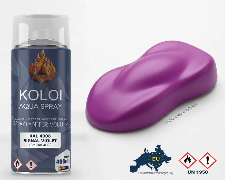 Ral 4008 Signal Violet – Koloi Aqua Spray 400ml 1