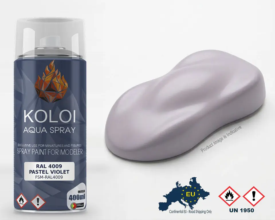 Ral 4009 Pastel Violet – Koloi Aqua Spray 400ml 1