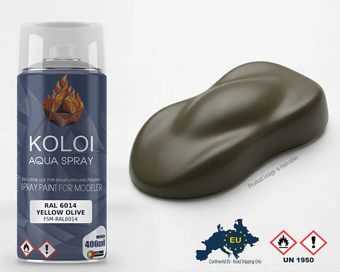 RAL 6014 Yellow Olive – Koloi Aqua Spray 400ml