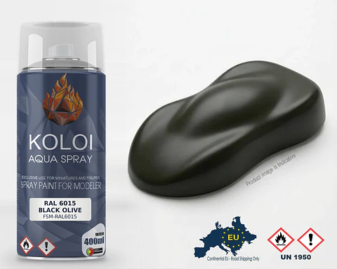 RAL 6015 Black Olive – Koloi Aqua Spray 400ml