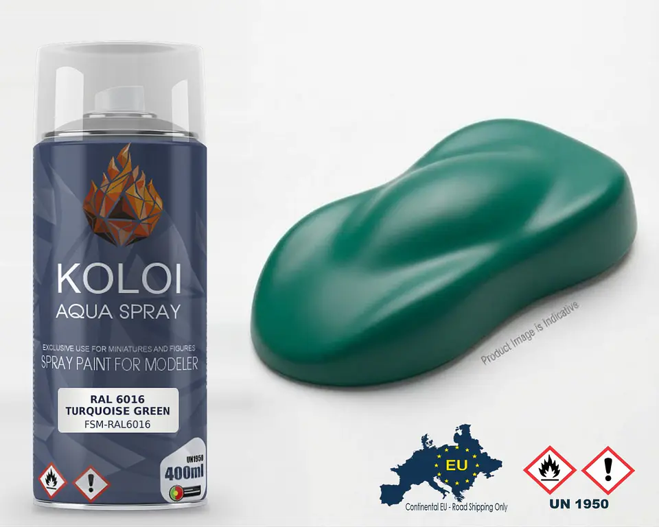 RAL 6016 Turquoise Green – Koloi Aqua Spray 400ml 1