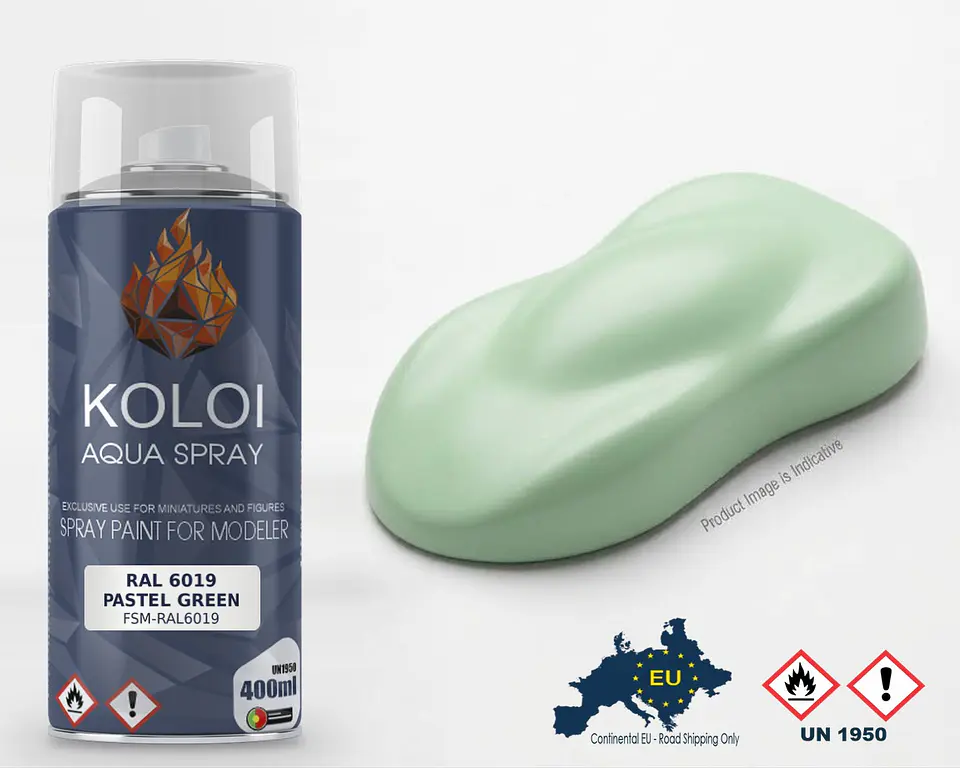 RAL 6019 Pastel Green – Koloi Aqua Spray 400ml 1