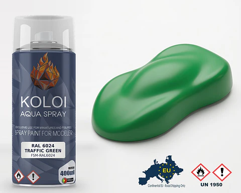 RAL 6024 Traffic Green – Koloi Aqua Spray 400ml