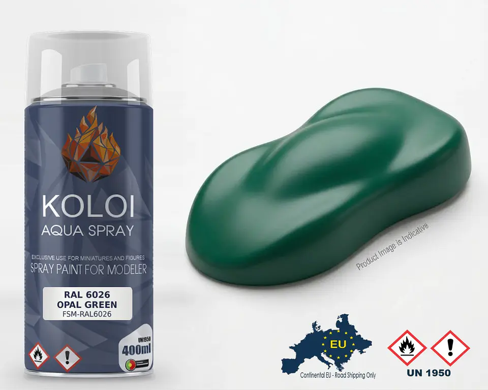 RAL 6026 Opal Green – Koloi Aqua Spray 400ml 1