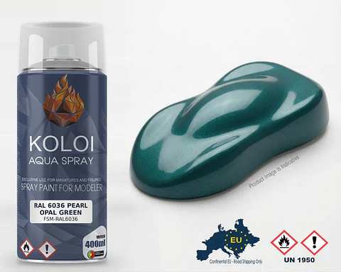 RAL 6036 Pearl Opal Green – Koloi Aqua Spray 400ml
