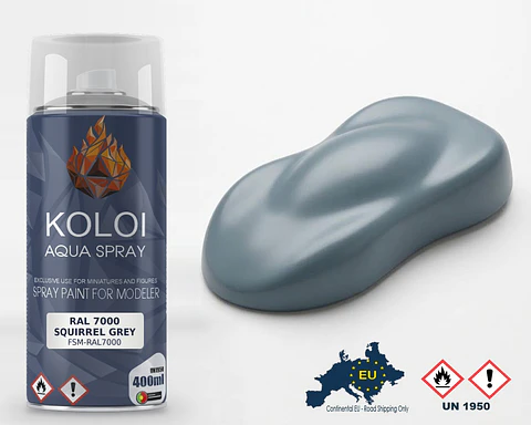 RAL 7000 Squirrel Grey – Koloi Aqua Spray 400ml