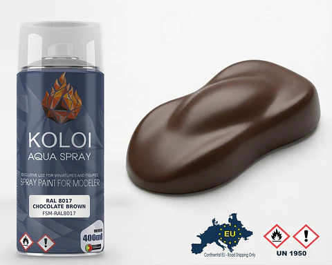 RAL 8017 Chocolate Brown – Koloi Aqua Spray 400ml