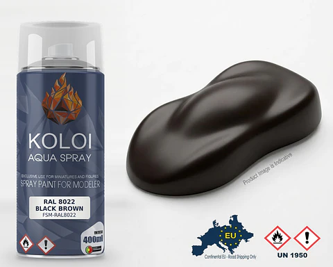 RAL 8022 Black Brown – Koloi Aqua Spray 400ml