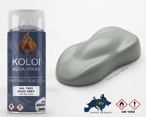 RAL 7003 Moss Grey – Koloi Aqua Spray 400ml