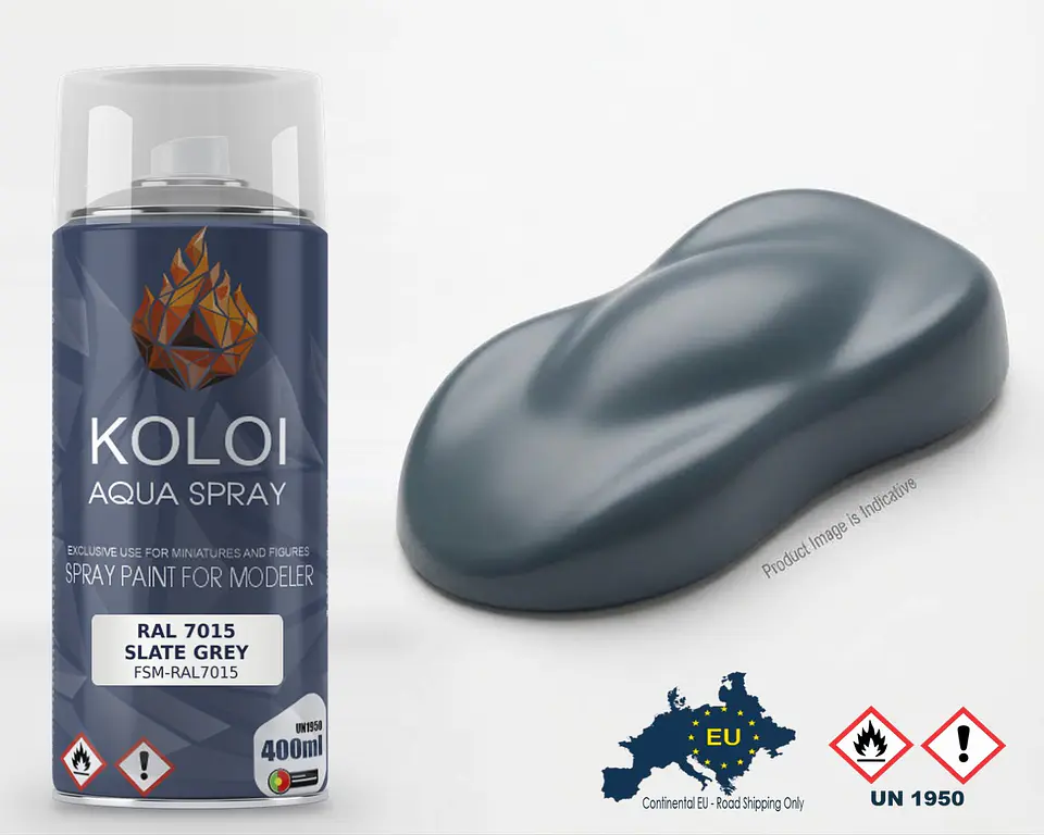 RAL 7015 Slate Grey – Koloi Aqua Spray 400ml 1