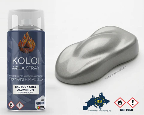 RAL 9007 Grey Aluminium – Koloi Aqua Spray 400ml