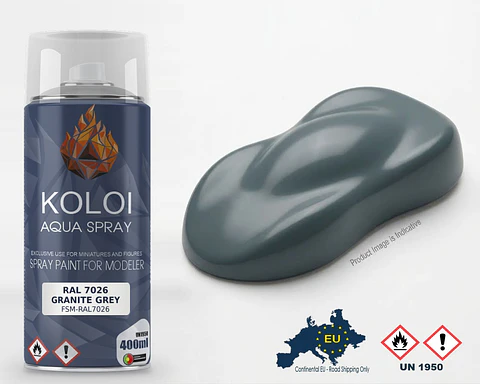 RAL 7026 Granite Grey – Koloi Aqua Spray 400ml