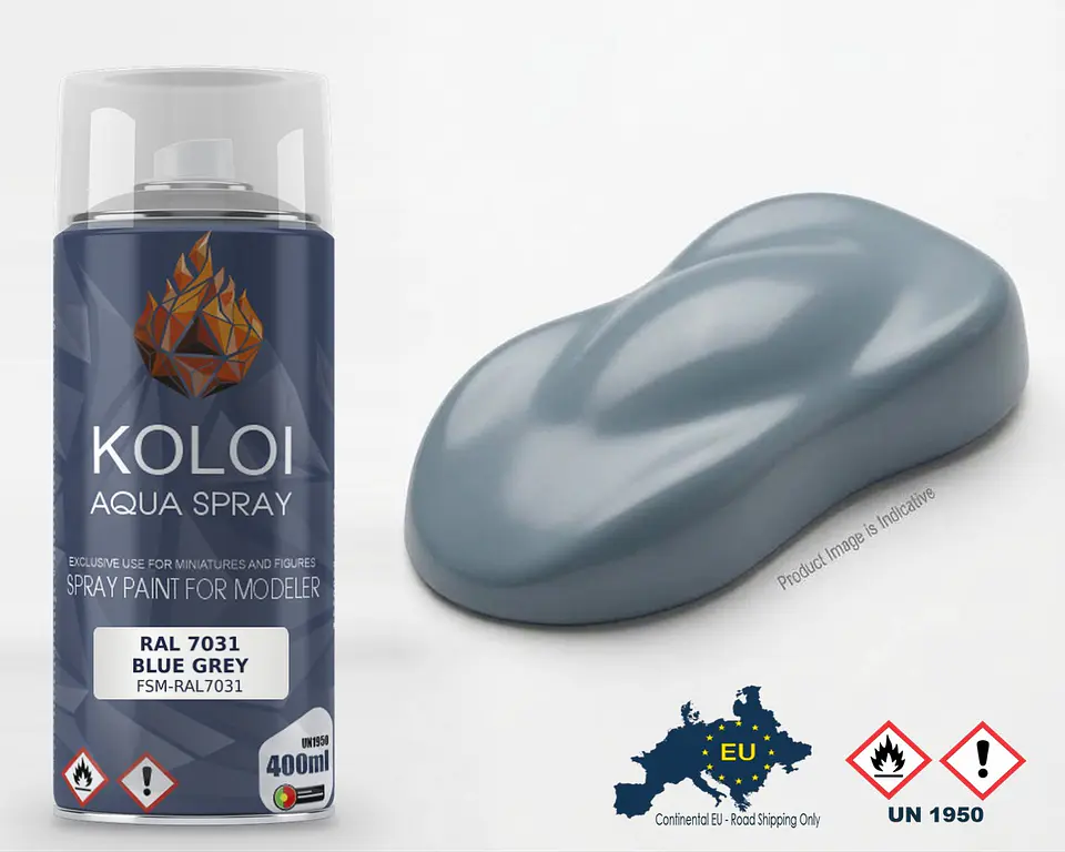 RAL 7031 Blue Grey – Koloi Aqua Spray 400ml 1