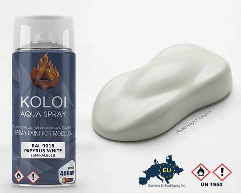 RAL 9018 Papyrus White – Koloi Aqua Spray 400ml