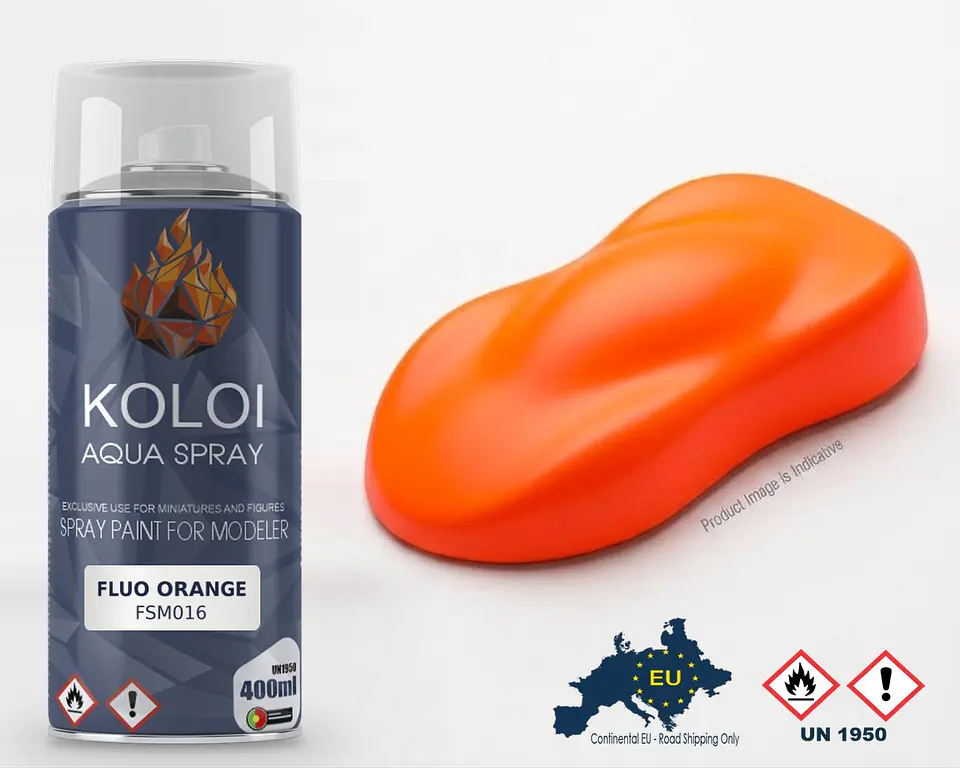 Fluo Orange – Koloi Aqua Spray 400ml 1