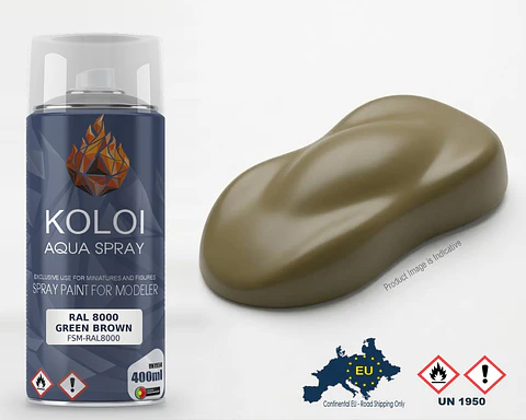 RAL 8000 Green Brown – Koloi Aqua Spray 400ml