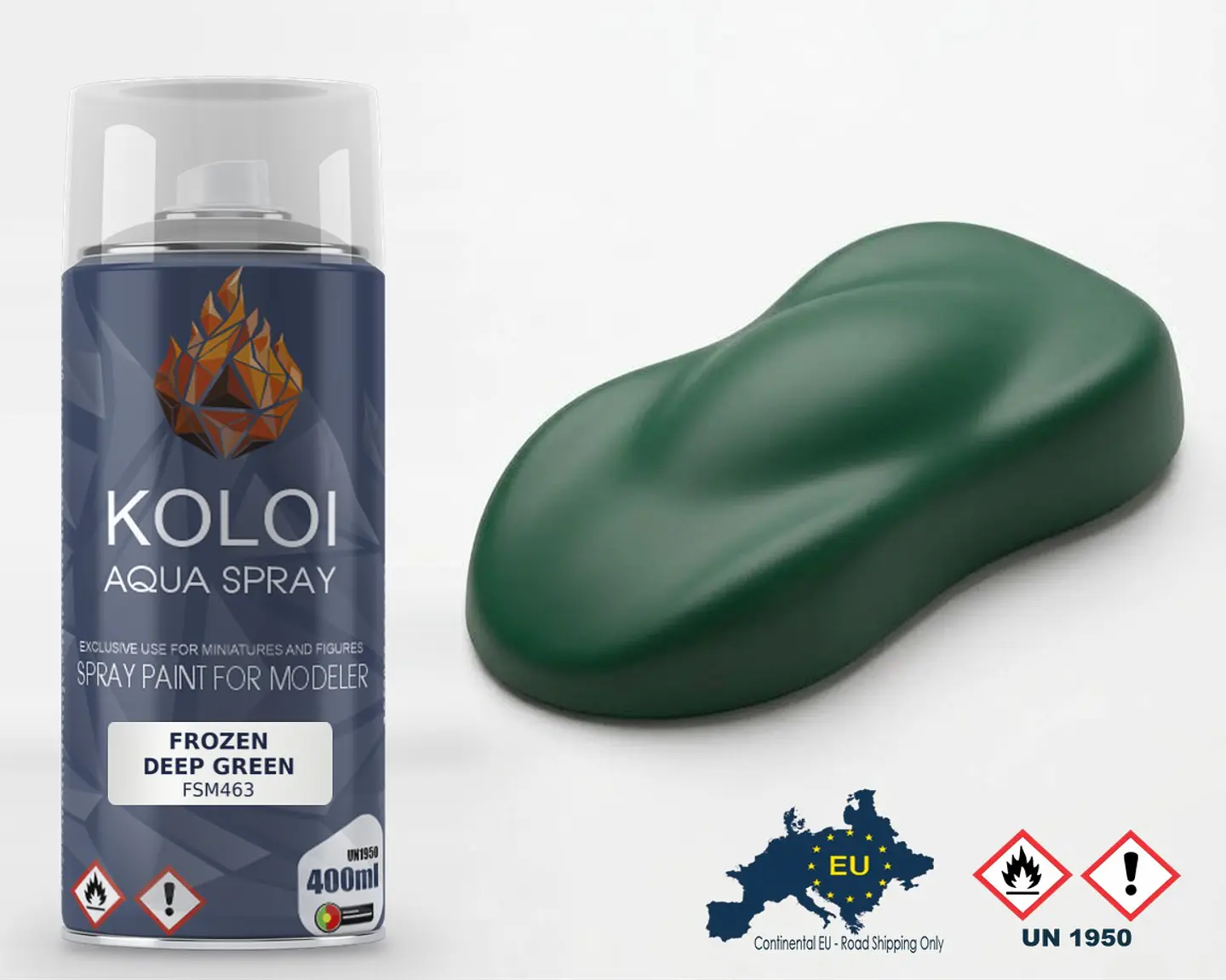 Frozen Deep Green BMW – Koloi Aqua Spray 400ml 1