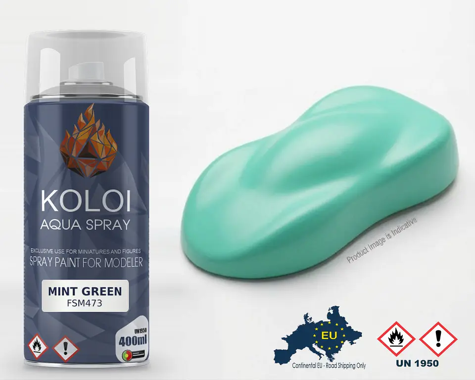 Mint Green Porsche  – Koloi Aqua Spray 400ml 1