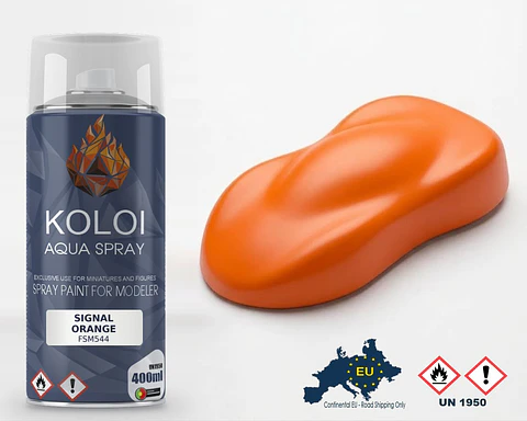 Signal Orange Porsche – Koloi Aqua Spray 400ml