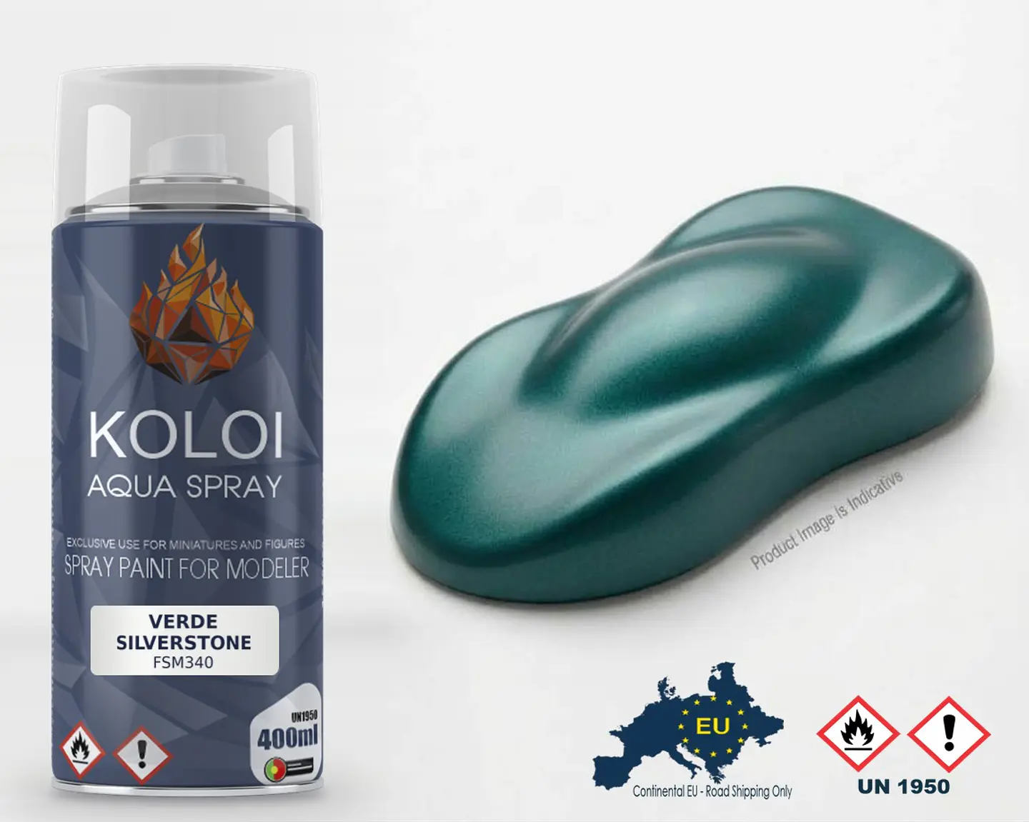 Green Silverstone Ferrari – Koloi Aqua Spray 400ml 1