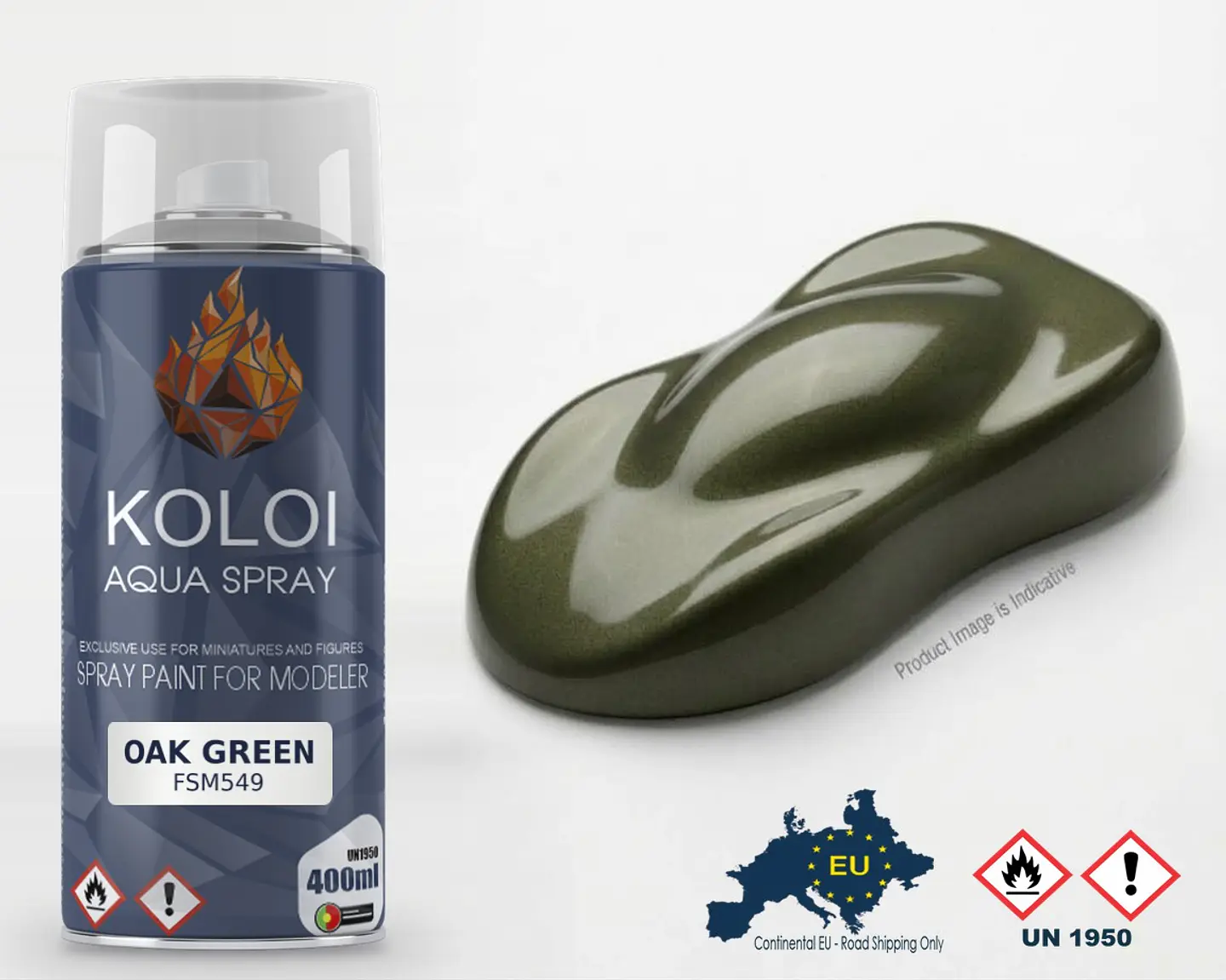 Oak Green Porsche – Koloi Aqua Spray 400ml 1