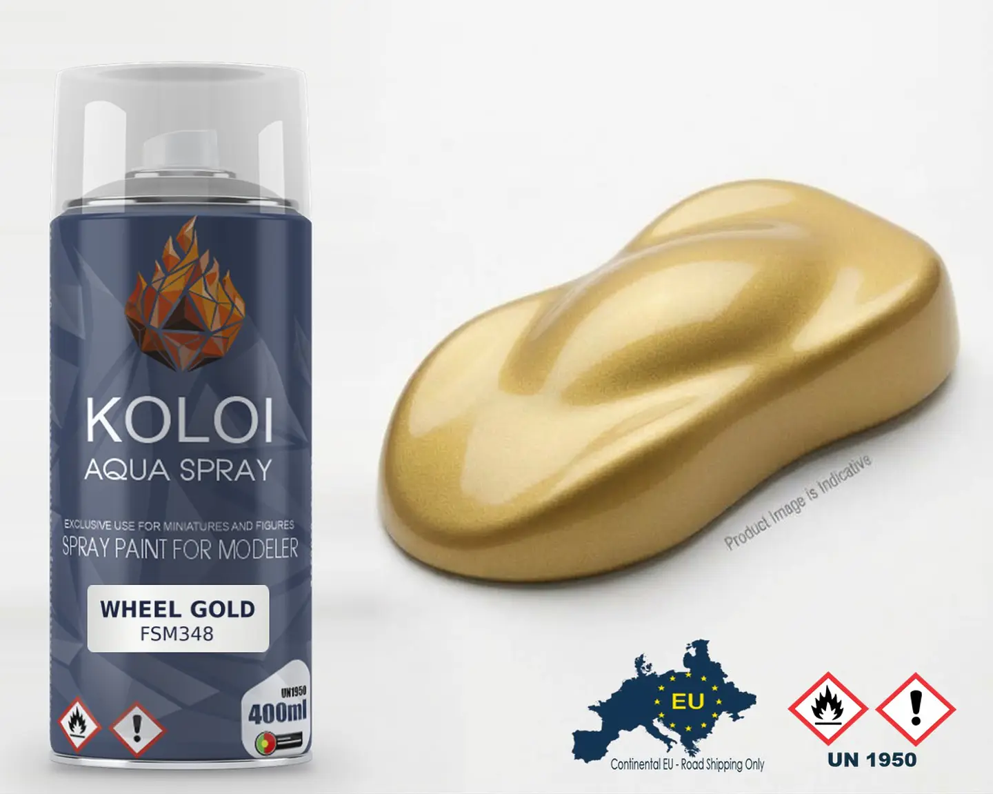 Wheels Gold Pagani Huayra – Koloi Aqua Spray 400ml 1