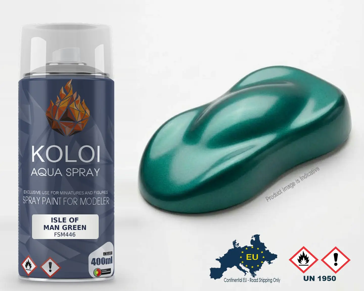 Isle of Man Green BMW – Koloi Aqua Spray 400ml 1