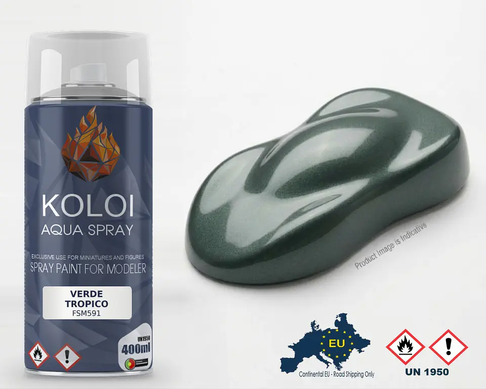 Verde tropico FIAT – Koloi Aqua Spray 400ml 1