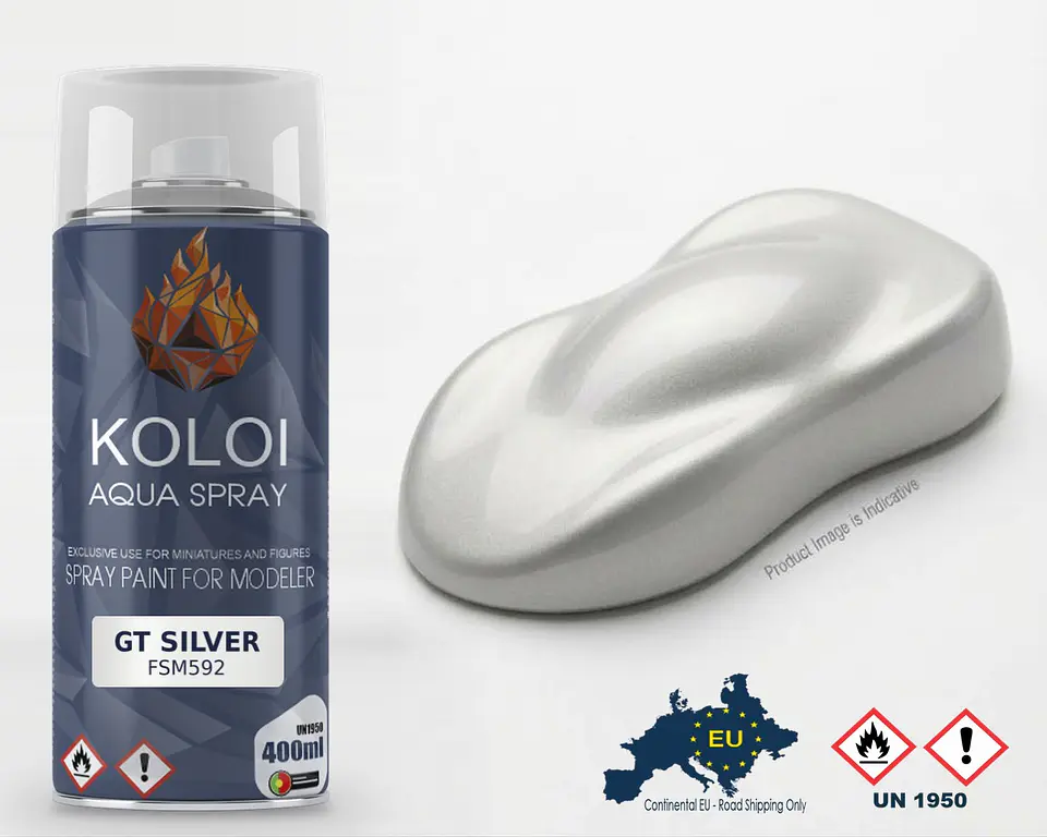GT Silver Porsche – Koloi Aqua Spray 400ml 1
