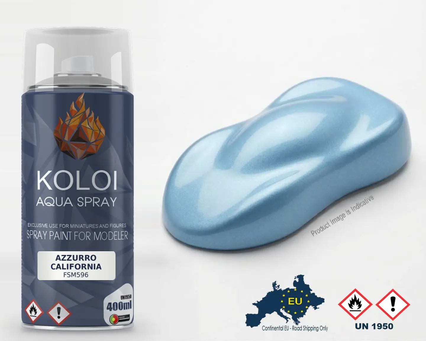 Azzurro Califórnia Ferrari – Koloi Aqua Spray 400ml 1