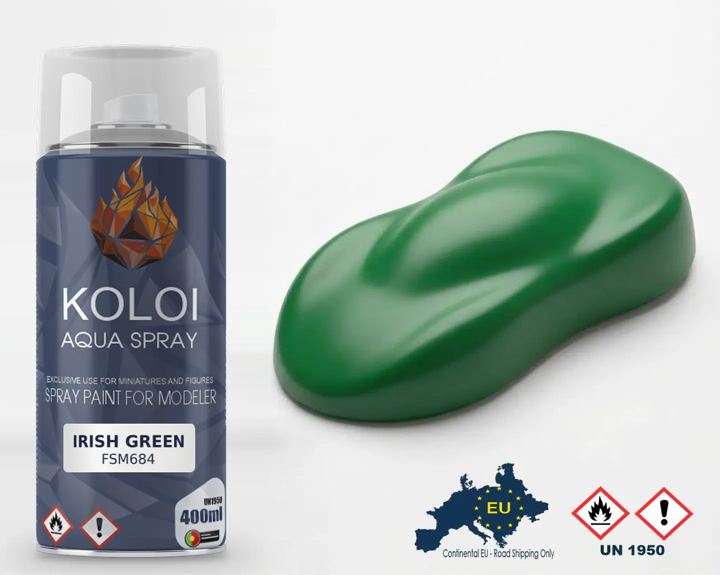 Iris Green Porsche – Koloi Aqua Spray 400ml 1