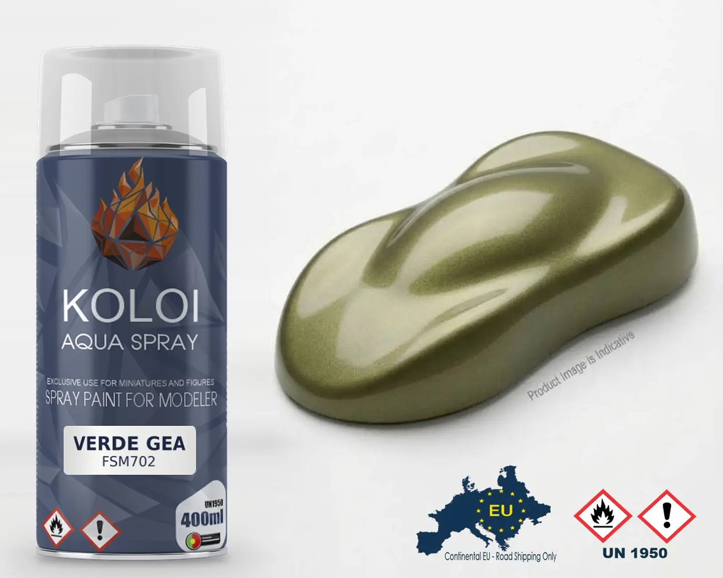 Verde Gea Lucido Lamborghini  – Koloi Aqua Spray 400ml 1