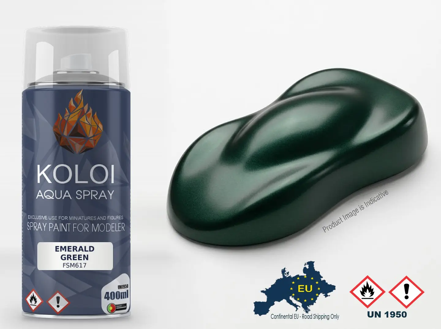 Emerald Green Mercedes  – Koloi Aqua Spray 400ml 1