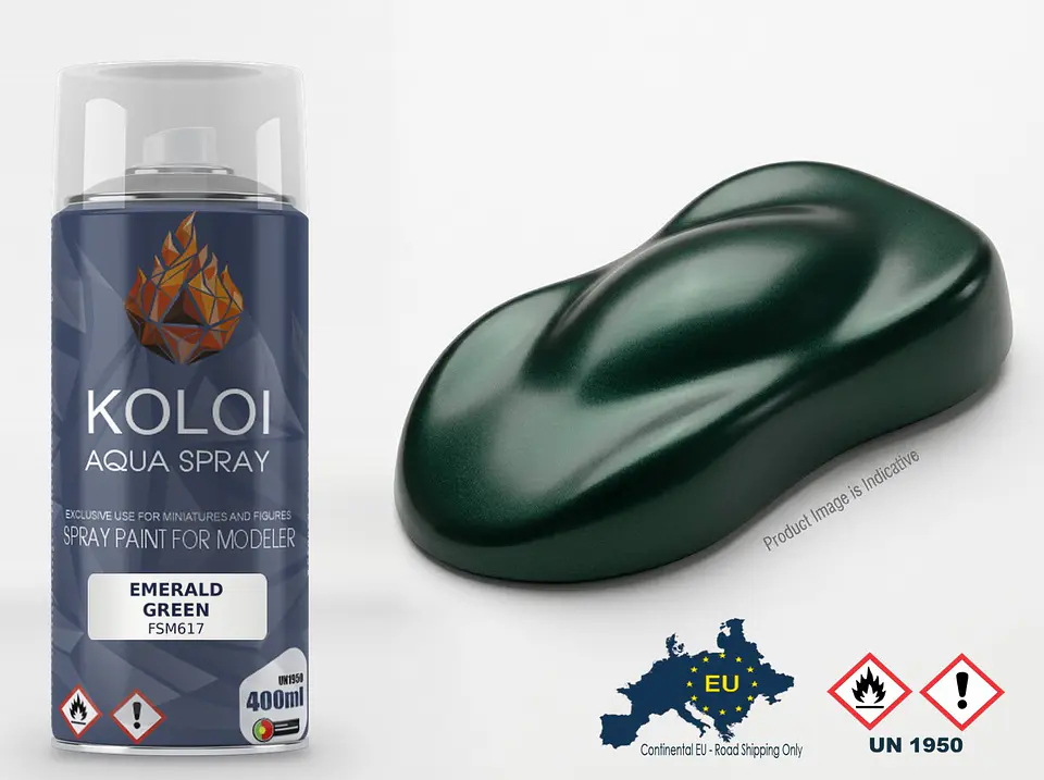 Emerald Green Mercedes  – Koloi Aqua Spray 400ml 1