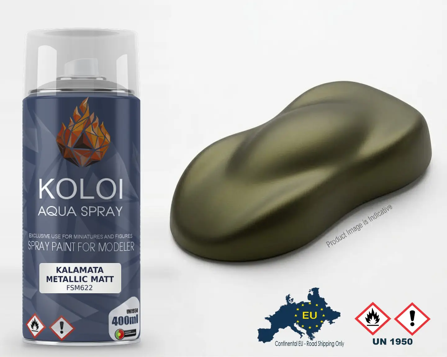 Kalamata Metallic Matte – Koloi Aqua Spray 400ml 1