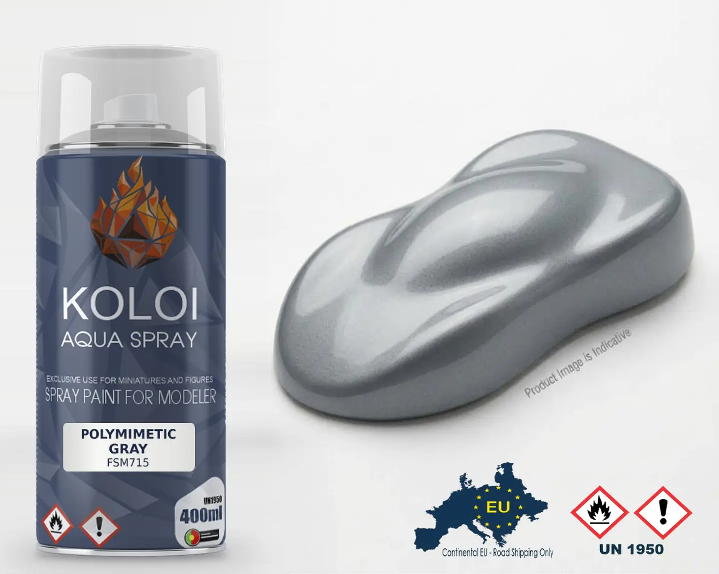 Polymimetic Gray Mustang GTD – Koloi Aqua Spray 400ml 1