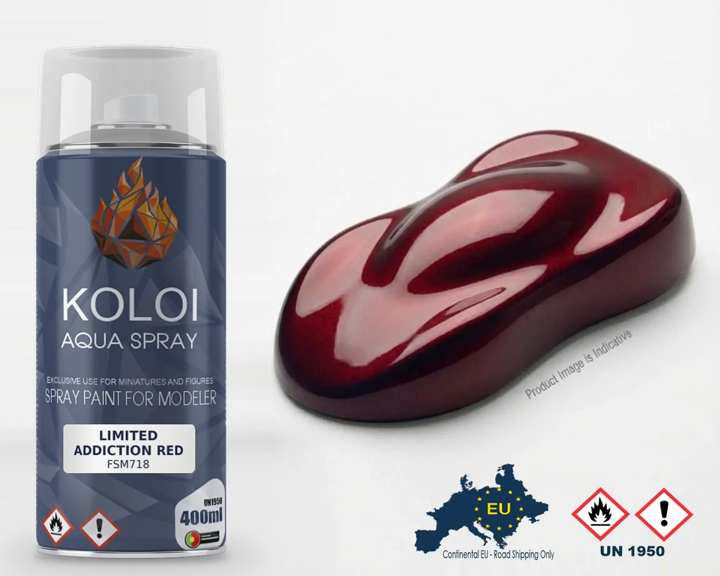 Limited Addiction Red Corvette + Base Color – Koloi Aqua Spray 400ml 1