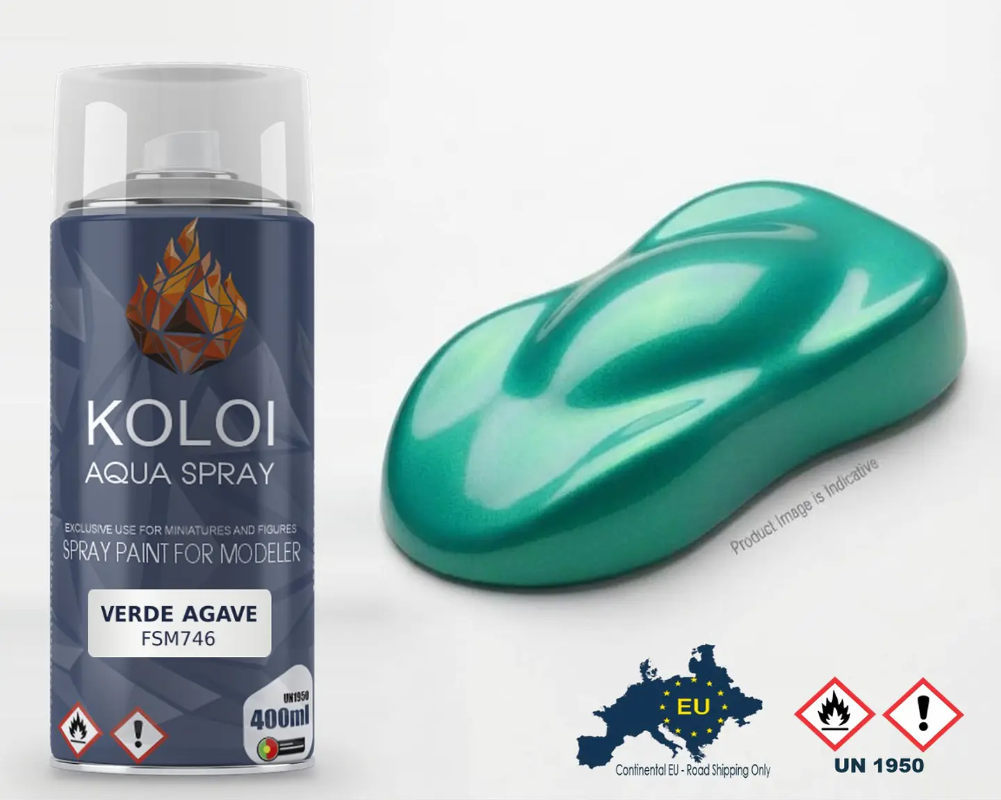 Verde Agave Lamborghini – Koloi Aqua Spray 400ml 1