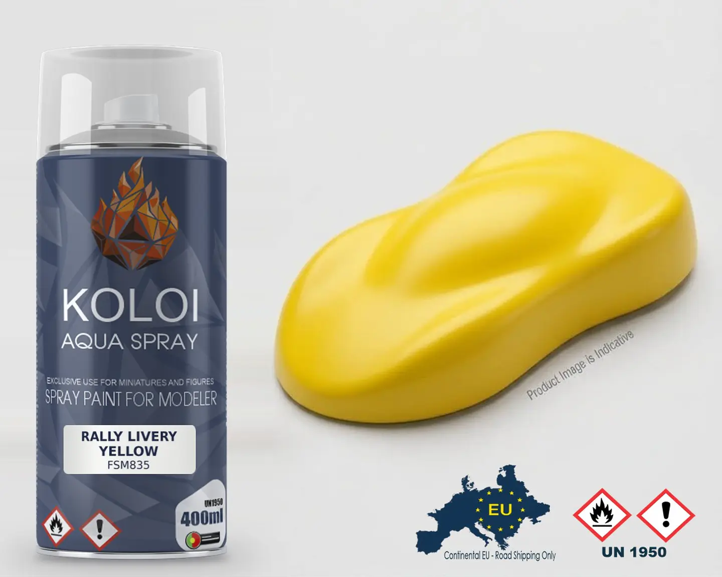 Ford Fiesta Michelin Pilot Yellow – Koloi Aqua Spray 400ml 1