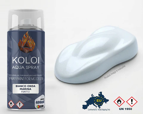 Bianco Onda Marina Ferrari + Base  – Koloi Aqua Spray 400ml