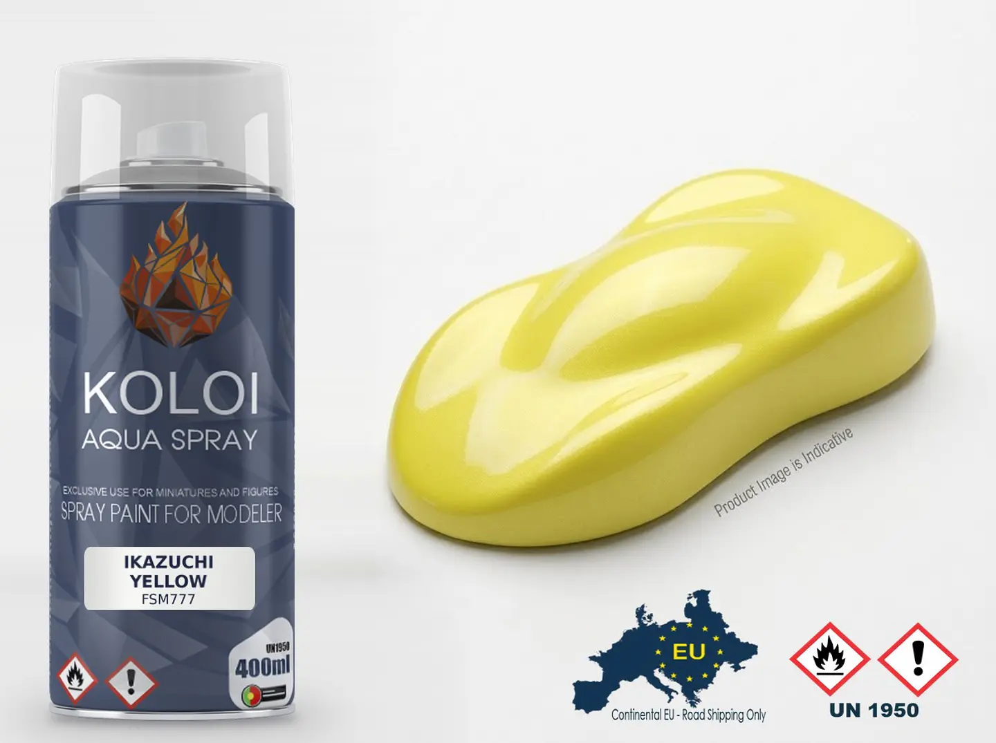 Nissan Z Ikazuchi Yellow + BASE – Koloi Aqua Spray 400ml 1