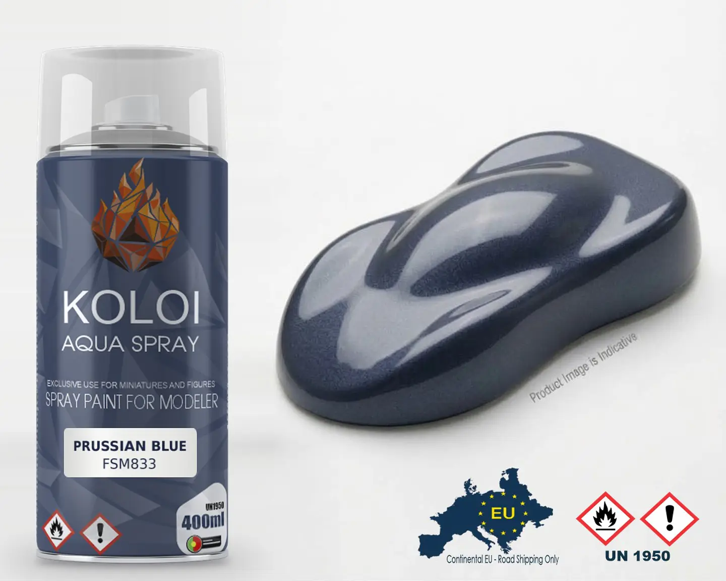 PRUSSIAN BLUE PORSCHE – Koloi Aqua Spray 400ml 1